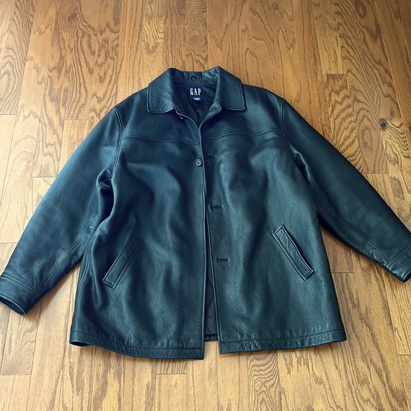 GAP Jackets & Coats Gap Mens Vintage 200s Leather Coat Poshmark